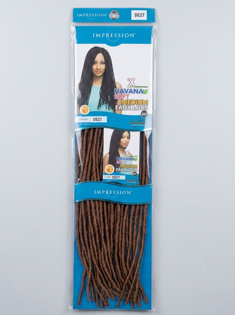 IMPRESSION SYN 2 X HAVANA SOFT MEDIUM FAUX LOCS