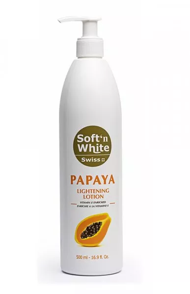 Soft N White: Papaya Lotion 500ml