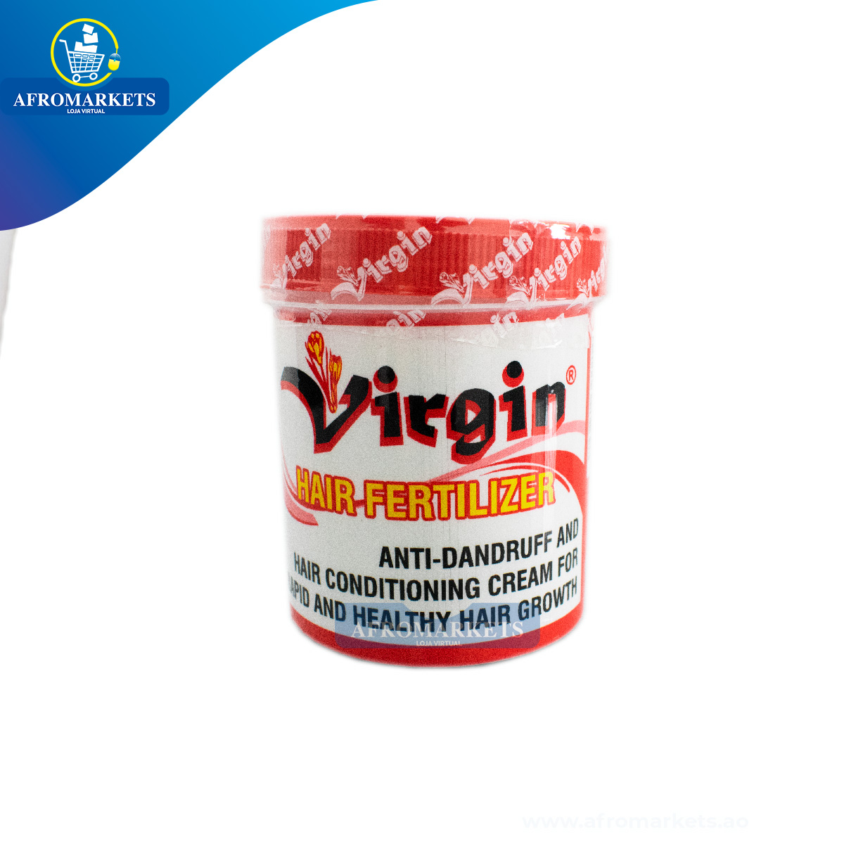 Virgin Hair Fertilizer Jar 200g Anti Dandruff And Conditioning Cream For Rapid And Healthy Hair Growth