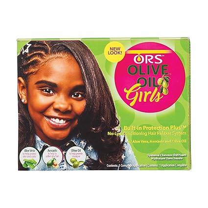 ORS Olive Oil Girls Built in Protection Plus No Lye Conditioning Hair Relaxer System