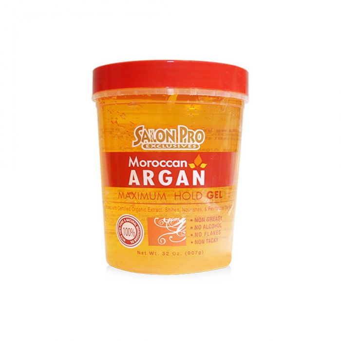 SALON PRO MOROCCAN ARGAN MAXIMUM HOLD GEL