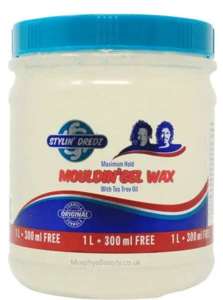Stylin' Dredz: Moulding Gel Wax - Clear 1L (90006)
