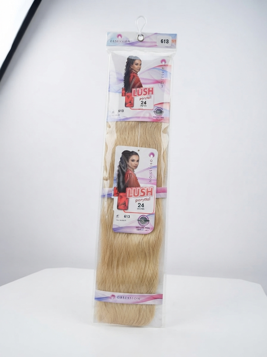 Obsession Synthetic Drawstring Ponytail Lush 24