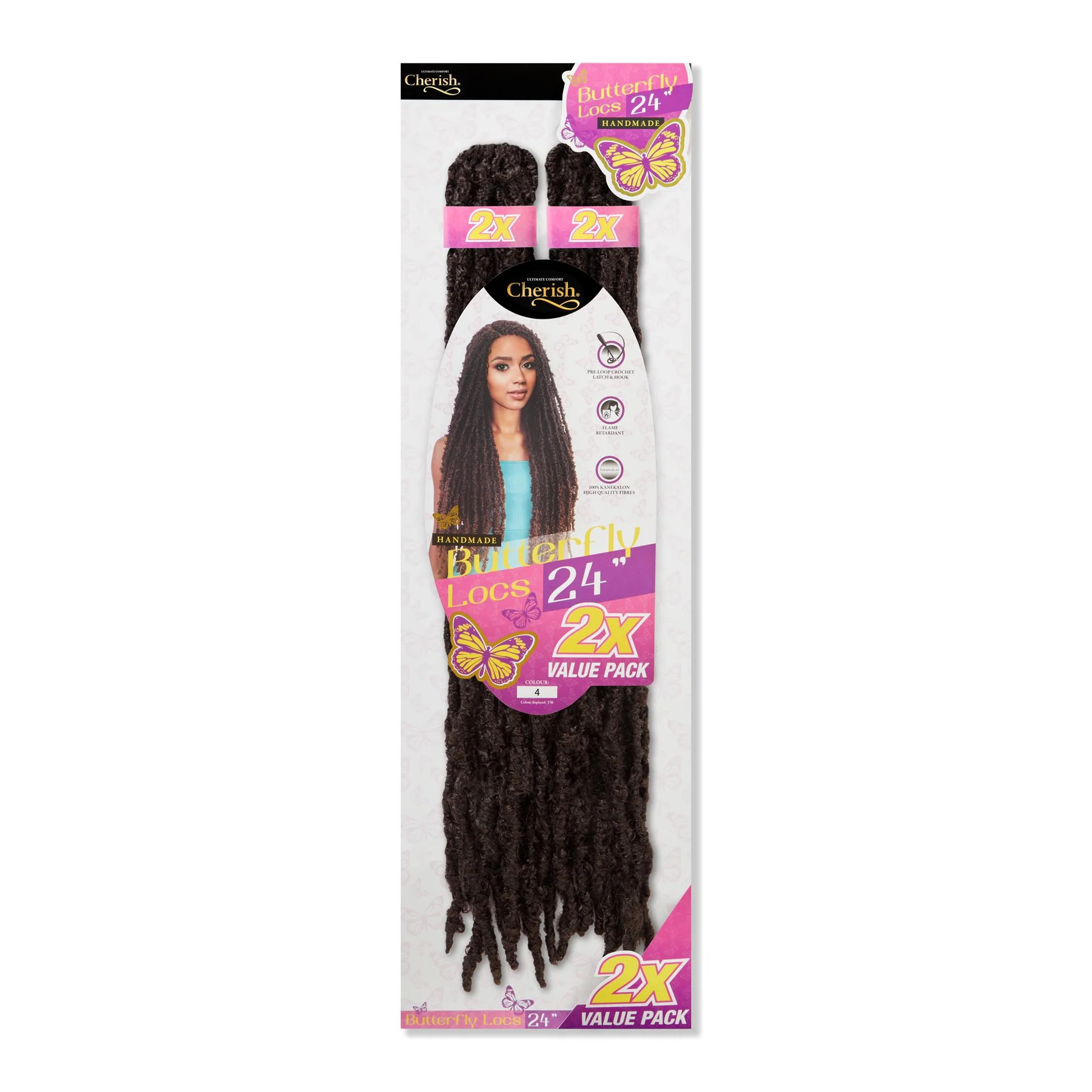 Cherish Butterfly Locs  Crochet Hair - Value Pack - color T30